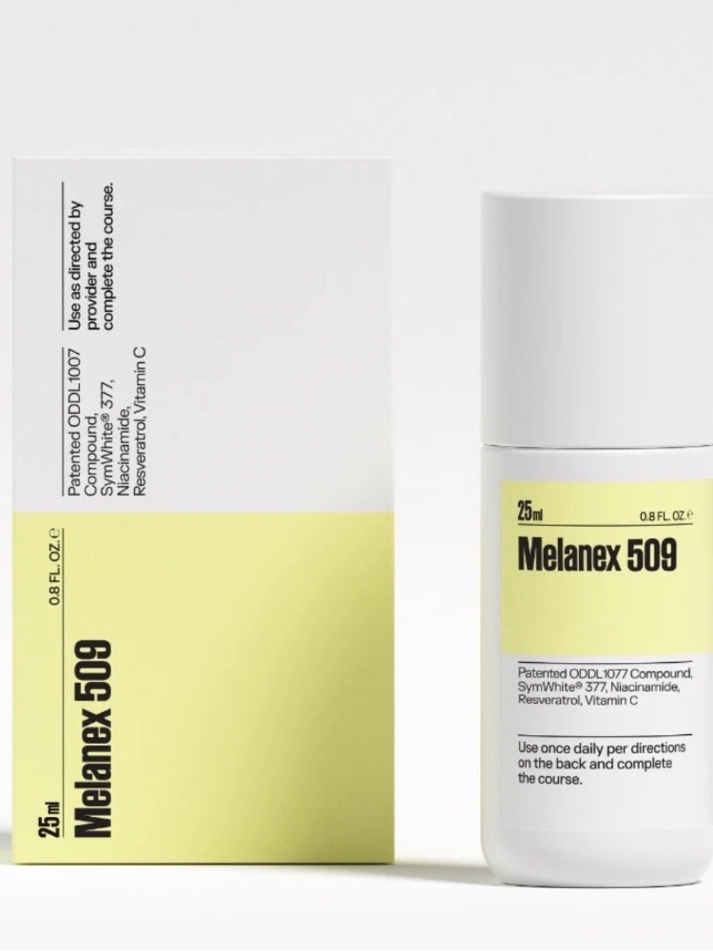 Yellow Acne & Blemish Treatment Serum Discoloration, Dark Spots, and Aging